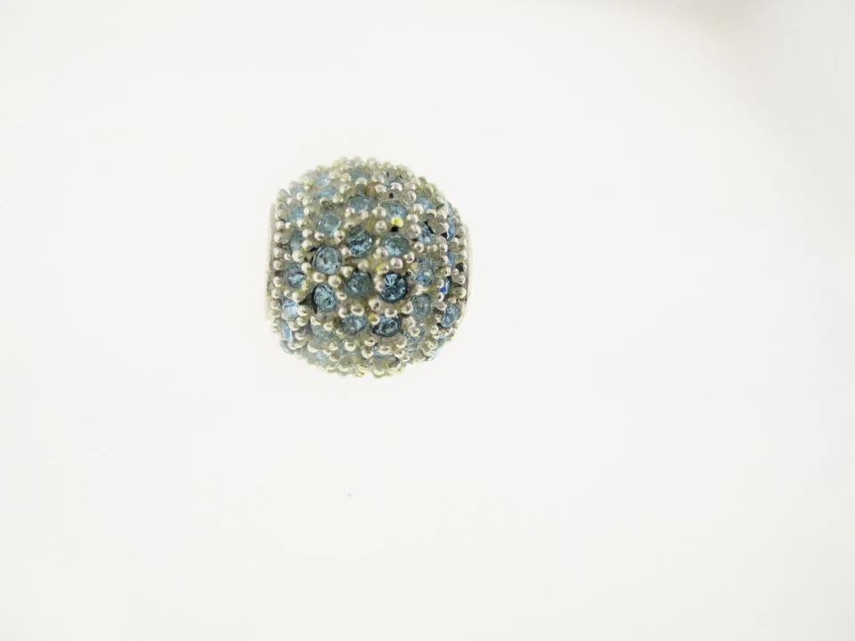 Бусина-амулет Persona из чистого серебра «Синий хрустальный шар» 12 x 10,5 мм - Изображение 4 из 4