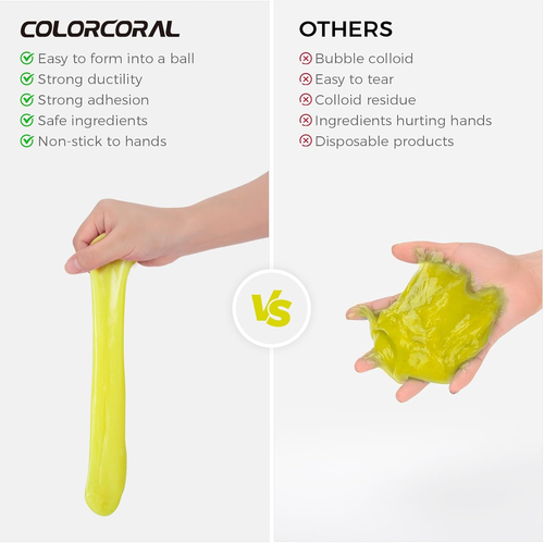 COLORCORAL Cleaning Gel Universal Dust Cleaner for PC Keyboard Car Detailing Off - Picture 6 of 12