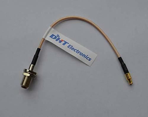 DHT Electronics 2PCS RF coaxial Coax Adapter BNC Female to MCX Male Connector 