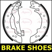 Image of Brake Shoes Rear FOR BMW E30 1.6 1.8 316 316i 318i 318is 82->91 Petrol Apec