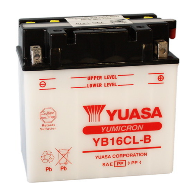 Battery Standard Yuasa YB16CLB 12 V 19 Ah 240 Cca Kawasaki Jet Ski eBay