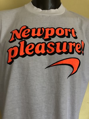 newport cigarettes merchandise Alive With Pleasure - Unisex T-shirt VINTAGE NEWPORT CIGARETTES PLEASURE SIZE