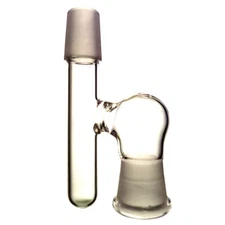 Glass Adapter Dropdown Reclaim Ash Catcher 18mm Male to 18mm Female Lab Glass