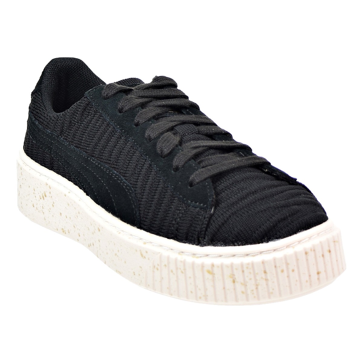 Puma Basket Platform OW Women's Shoes Puma Black-Whisper White