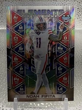 2024 Bowman Best U Noah Fifita Elements of the Game Refractor Arizona Wildcats