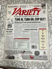 VARIETY MAGAZINE 6/6/94-FLINTSTONES FILM 2 PG COLOR AD/"SPEED" REVIEW SALE