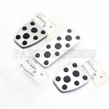 OEM GENUINE SUBARU IMPREZA STI WRX BRAKE & CLUTCH PEDAL PADS & GAS PEDAL PAD SET