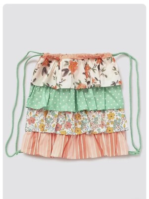 Matilda Jane In The Ruffles String Drawstring Bag Backpack NWT Fairy