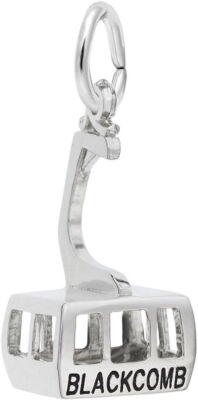 Sterling Silver Long Whistler Blackcomb Gondola Charm by Rembrandt