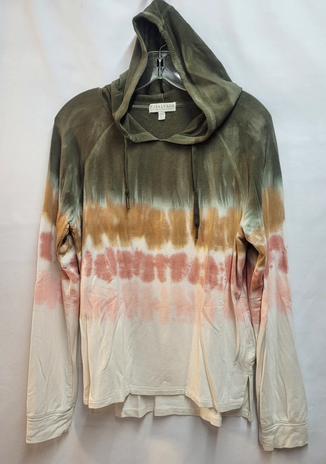 VETEMENTS P.J. Salvage Soft Felpa con Cappuccio Tie Dye Coulisse Elasticizzata Morbida Piccola