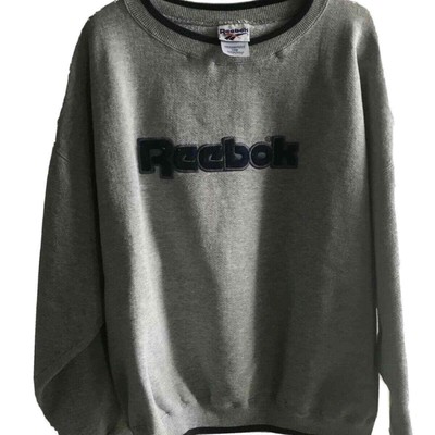 Vintage Reebok Spellout Sweatshirt Large | eBay