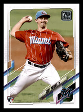 2021 Topps Update Cody Poteet Miami Marlins RC Rookie #US108 NM-MINT