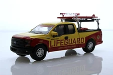 2016 Ford F-150 Emerald Bay Lifeguard Beach Pickup Truck EMT 1:64 Diecast Model