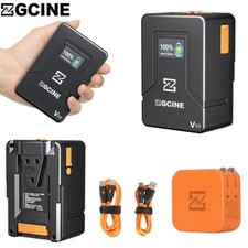 ZGCINE ZG-V99 V2 Mini Camera V-Mount Battery with PD65W Charger for BMPCC ZCAM