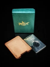 pheasant cigar cutter leather case Made in Spain. NIB
