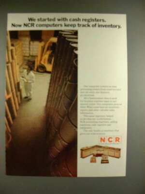 1969 NCR Computer Ad - Now Keep Track of Inventory
