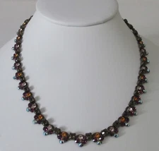 Sorrelli  Tapestry Necklace NAQ20AGTAP Antique gold tone