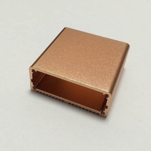 Aluminum enclosure MINI AMP case 18.5X45X45mm(H*W*L) DIY Coffee color NEW - Picture 8 of 9