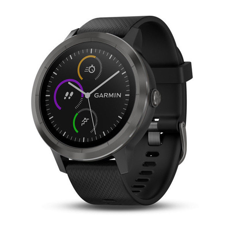 Bezwaar wol Benodigdheden Garmin Vivoactive 3 Black w/ Slate | 010-01769-11 | AUTHORIZED GARMIN  DEALER | eBay