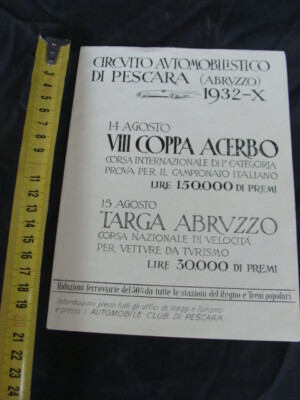 1932 Acerbo Cup Flyer 