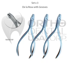 Orthodontic Set x 3 Pliers Bird Beak Weingart Torque Torquing Weingart and other