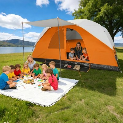 10-12 Person Tents for Camping Camping Tent with Rainfly and Screen, Easy Setup