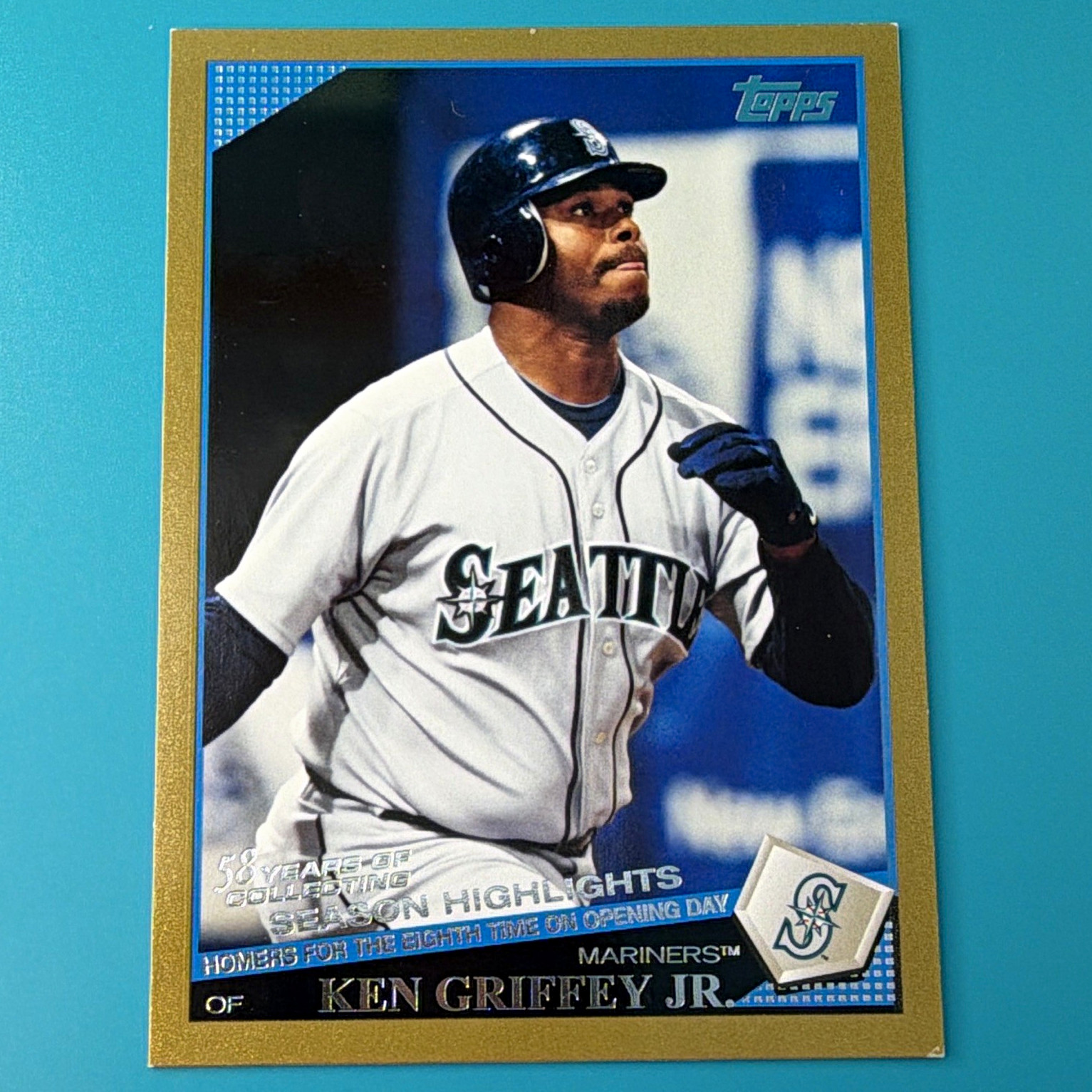 Topps 2009 Updates & Highlights Ken Griffey Jr Mariners #UH190 Gold /2009