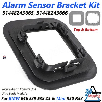 For BMW E46 E39 E38 Z3 Mini R50 R53 Alarm Sensor Bracket Kit Top & Bottom Set US