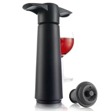 NEW Vacu Vin Wine Saver Black