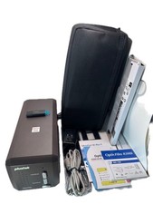 Plustek OptiicFilm 8300i Scanner with Box / Case / Manual / Accessories