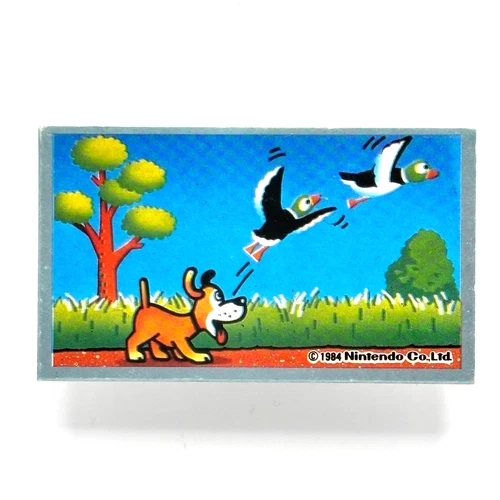 New ListingVintage Nintendo Duck Hunt Dog Flying Ducks Field Scene Menko Card 1984 Japan