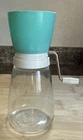 VINTAGE FEDERAL HOUSEWARES NIBOT CORP. NUT CHOPPER AQUA