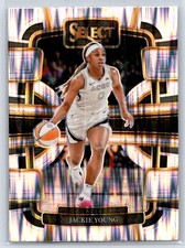2024 Panini Select WNBA Jackie Young #38 Prizms Silver Flash Las Vegas Aces
