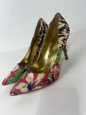 Nine West Flax Floral/A Print Pointed Toe 3.5in Heels Womens Size 8.5M