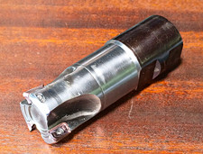 Modified Stellram 1.25" Indexable Endmill 1.25" Weldon SHK R390-11 Style Insert