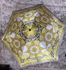 GIANNI VERSACE Sun Umbrella Gold Vintage Authentic Rare Collectible Excellent JP