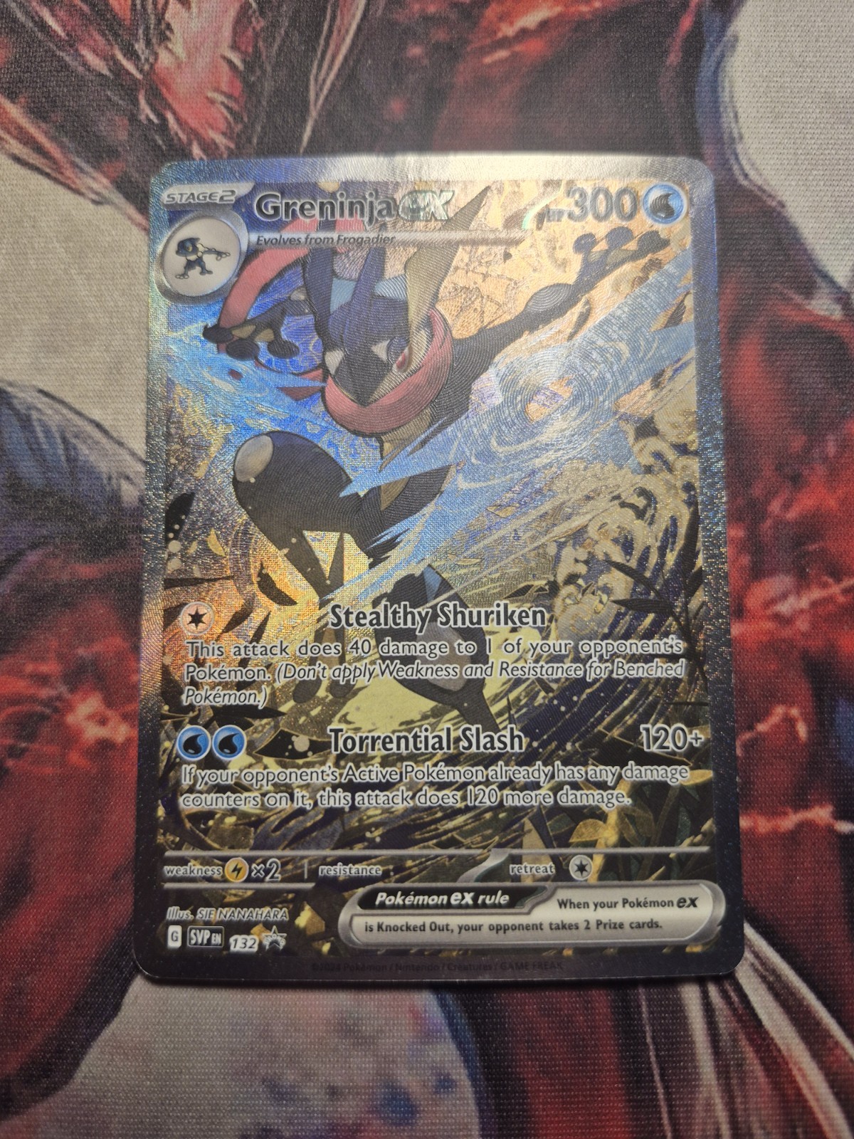 Greninja ex 2024 Scarlet & Violet: Black Star Promo #132 Surging