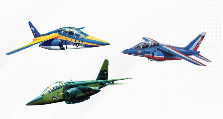 Revell Alpha Jet échelle 1/144 maquette anniversaire d'avion en plastique