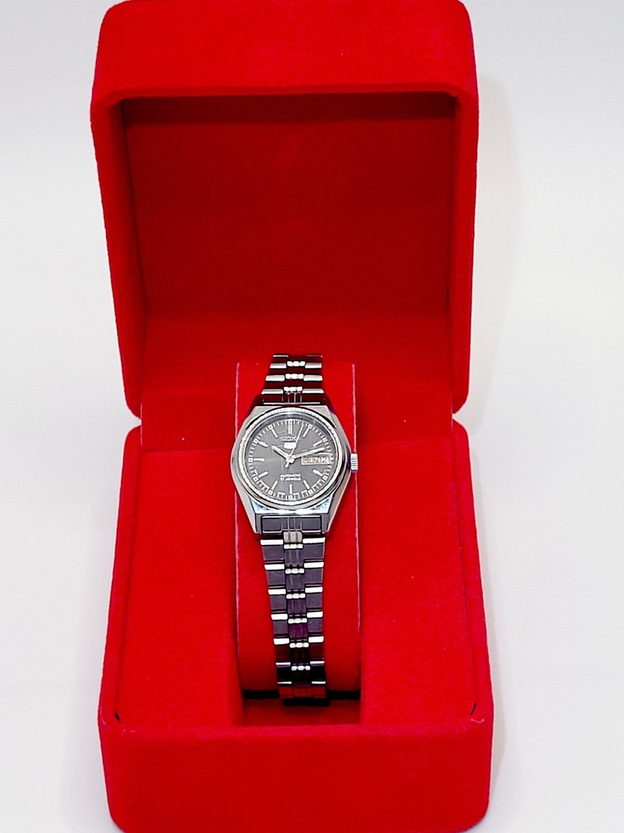 ❤️ 25mm [WORKS] 1980 SEIKO 5 AUTOMATIC Day-Date Women's Vintage