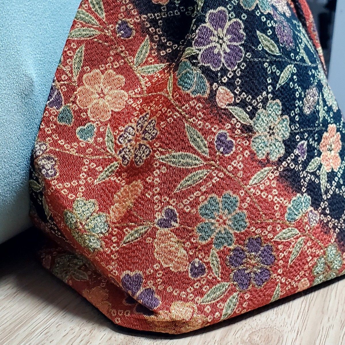 Japanese pattern drawstring bag drawstring bag un… - image 3