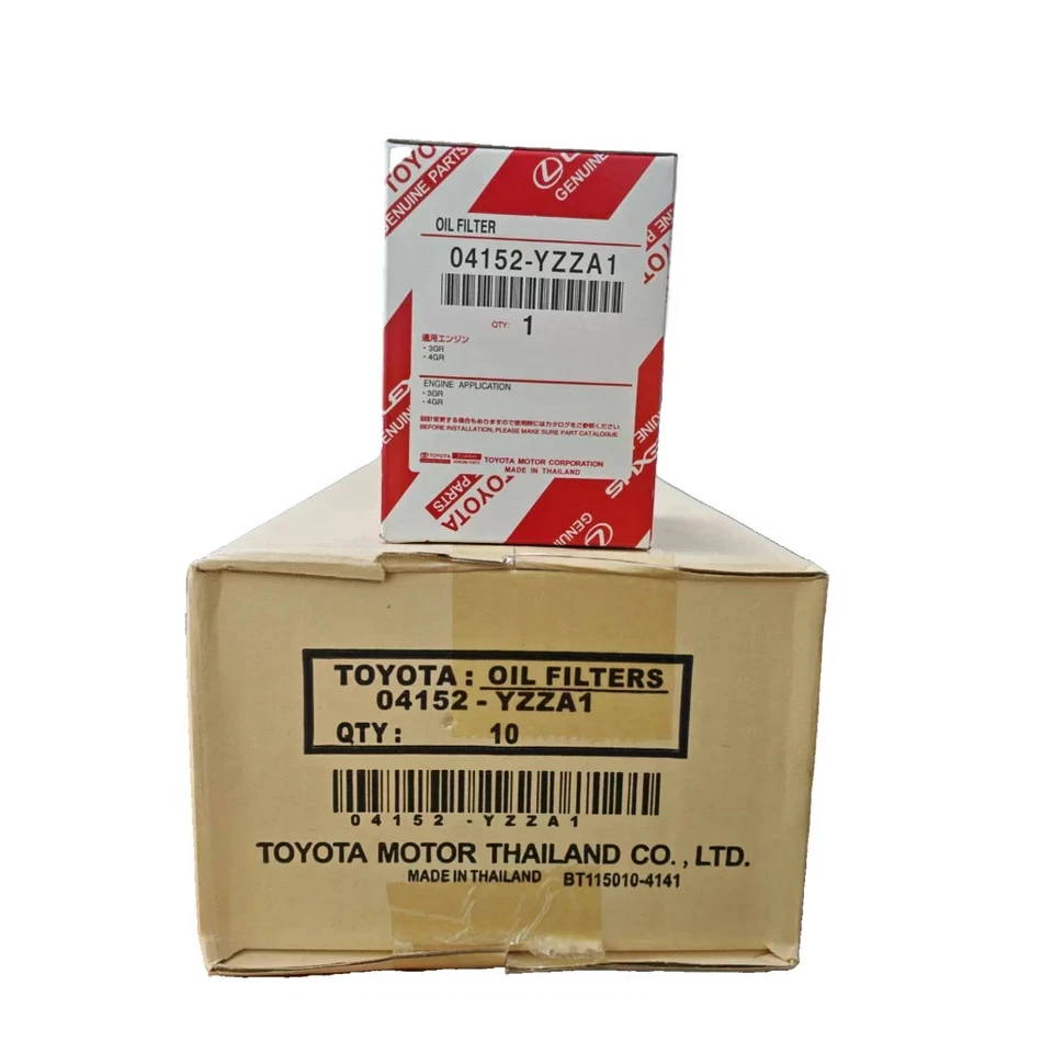 SET OF 10 OIL FILTER Genuine OEM 04152-YZZA1 Fits LEXUS SCION TOYOTA RAV4 Cars - Image 2 of 4