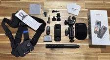 New Insta360 X3 + Motorcycle Mount + Invisible Selfie Stick + Chest