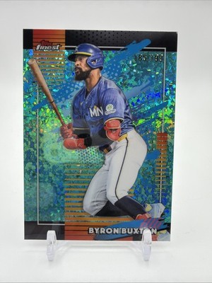Byron Buxton 2026 Topps Finest - #125 Aqua Mini Diamonds /199
