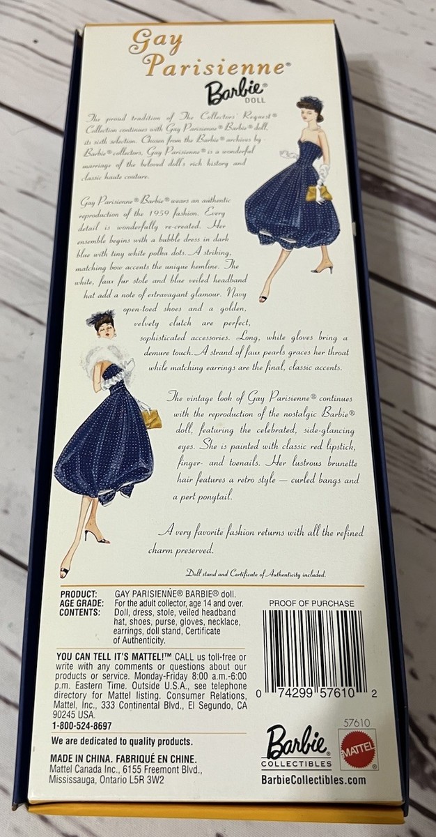 Mattel Parisienne Barbie 12 in Fashion Doll - 57610 for sale Mattel Parisienne Barbie 12 in Fashion Doll - 57610 for sale
