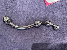 nJoy 8" stainless steel versatile pleasure instrument (never used)