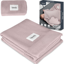 Bamboo Blanket 100X75Cm Leggera Coperta Neonato Di Bambù, Fasciatoio, Coltre per