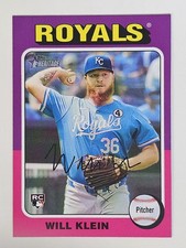 2024 Topps Heritage High Number SP RC #723 Will Klein Kansas City Royals