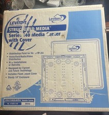 Leviton 47605-140 14" SMC Structured Media Center with Cover White NEW