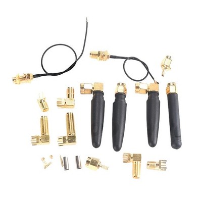 SMA- Adapter Stecker auf Buchse Verbinder Winkel 90° verschiedene Ausführungen