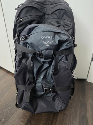 Osprey Farpoint 65 & 36 Wheeled Pack + Daylite Travel Backpack Bundle Set Black